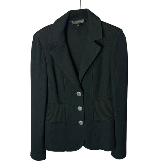 St. John Jackets & Blazers - St John Knit Black Blazer Jacket - Size 8